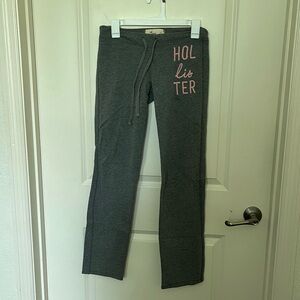 Grey hollister sweatpants